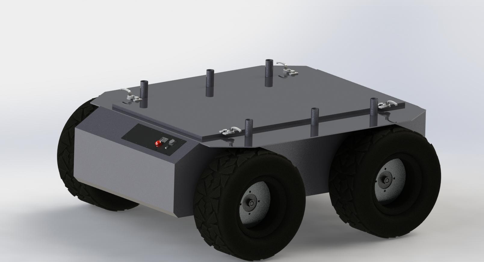 Mobile Robot Chassis 144mm Hub motor