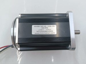 80MM 48V BLDC Servo Motor 4000Rpm 1.5Nm 628W